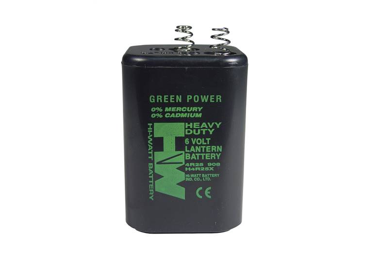 Blokbatterij+veer 4R25 6V*
