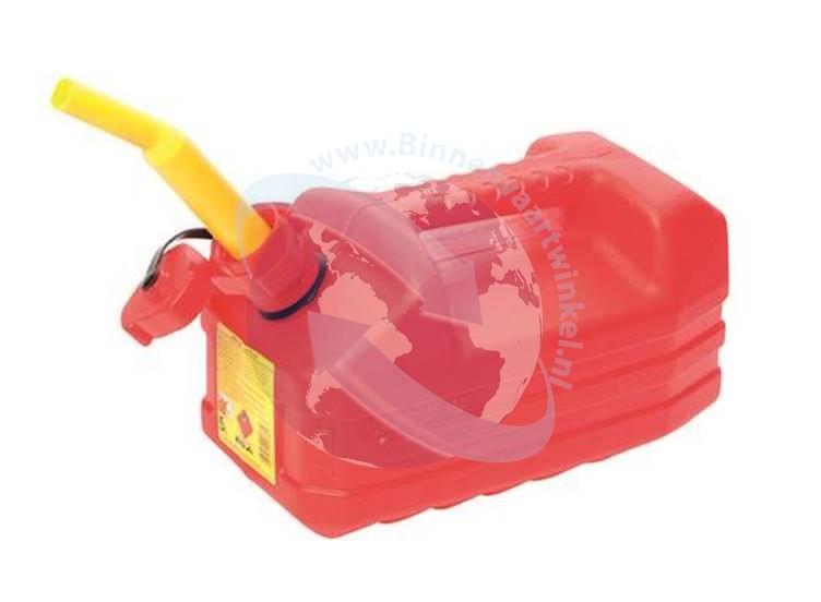 Benzinejerrycan met schenktuit